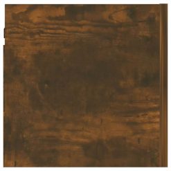 Wall-mounted TV Cabinets 8 Pcs Smoked Oak 30.5x30x30 Cm -NEWTRAL Sales Shop Wall mounted TV Cabinets 8 pcs Smoked Oak 30 5x30x30 cm 514842 3