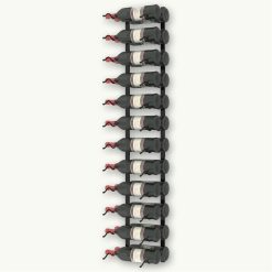 Wall-mounted Wine Rack For 24 Bottles Black Iron -NEWTRAL Sales Shop Wall mounted Wine Rack for 24 Bottles Black Iron 445160 2