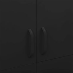 Wardrobe Black 90x50x180 Cm Steel 2 Wardrobe Black 90x50x180 Cm Steel -NEWTRAL Sales Shop Wardrobe Black 90x50x180 cm Steel 497572 2