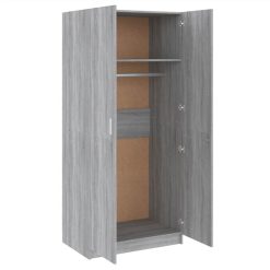 Wardrobe Grey Sonoma 80x50x180 Cm Engineered Wood -NEWTRAL Sales Shop Wardrobe Grey Sonoma 80x50x180 cm Engineered Wood 515751 4