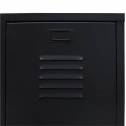 Wardrobe Metal Industrial Style 67x35x107 Cm Black 5 Wardrobe Metal Industrial Style 67x35x107 Cm Black -NEWTRAL Sales Shop Wardrobe Metal Industrial Style 67x35x107 cm Black 440327 5