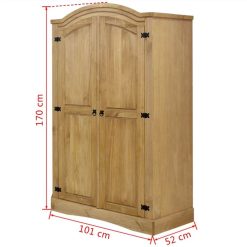 Wardrobe Mexican Pine Corona Range 2 Doors -NEWTRAL Sales Shop Wardrobe Mexican Pine Corona Range 2 Doors 451127 4