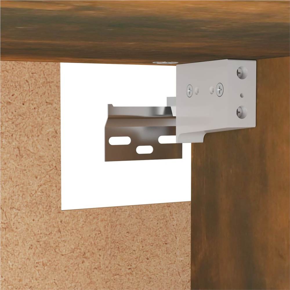 Wardrobe Smoked Oak 100x32.5x35 cm Engineered Wood Wardrobe Smoked Oak 100x32.5x35 Cm Engineered Wood -NEWTRAL Sales Shop Wardrobe Smoked Oak 100x32 5x35 cm Engineered Wood 509454 5