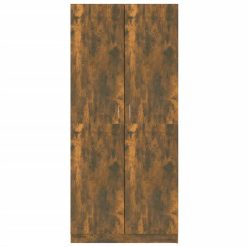 Wardrobe Smoked Oak 90x50x200 Cm Engineered Wood 2 Wardrobe Smoked Oak 90x50x200 Cm Engineered Wood -NEWTRAL Sales Shop Wardrobe Smoked Oak 90x50x200 cm Engineered Wood 513468 2