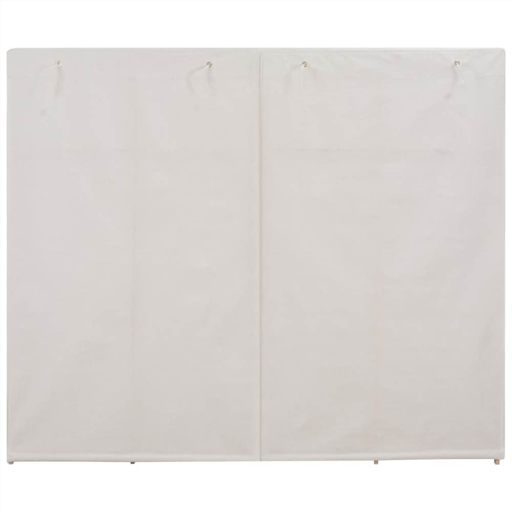Wardrobe White 200x40x170 cm Fabric Wardrobe White 200x40x170 Cm Fabric -NEWTRAL Sales Shop Wardrobe White 200x40x170 cm Fabric 443836 3