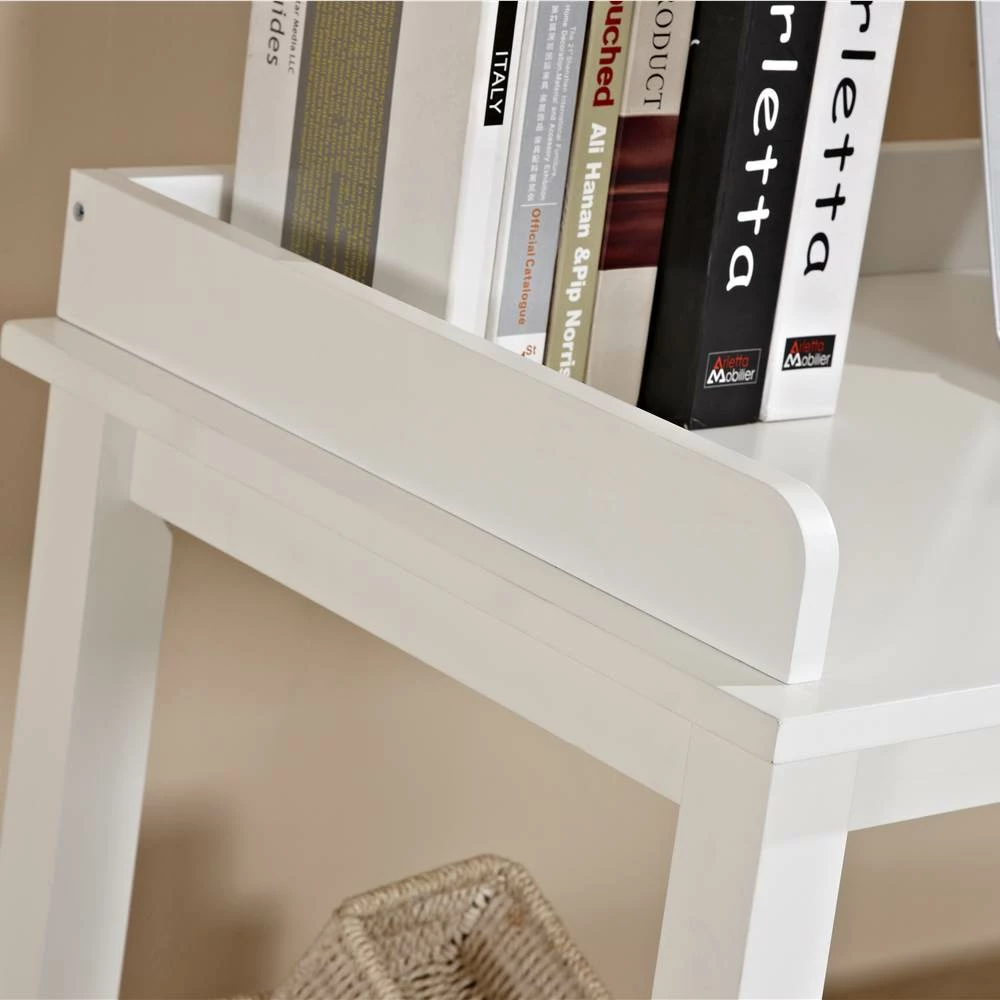 Home Office 46" Computer Desk With 2 Storage Drawers, And MDF Frame, For Game Room, Small Space, Study Room - White 2 Home Office 46" Computer Desk With 2 Storage Drawers, And MDF Frame, For Game Room, Small Space, Study Room - White - Image 2