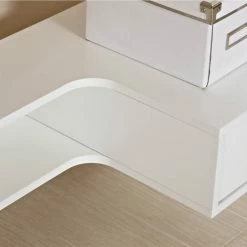 Home Office 46" Computer Desk With 2 Storage Drawers, And MDF Frame, For Game Room, Small Space, Study Room - White 9 Home Office 46" Computer Desk With 2 Storage Drawers, And MDF Frame, For Game Room, Small Space, Study Room - White -NEWTRAL Sales Shop White 46 rsquo rsquo Home Office Desk Computer Desk Study Desk Writing Table Workstation with 2 Drawers 471542 3