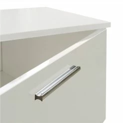 63" TV Stand With 2 Storage Drawers And Open Shelves, Suitable For Placing TVs Up To 70" - White -NEWTRAL Sales Shop White TV Stand for 70 Inch TV Stands Media Console Entertainment Center Television Table 2 Storage Cabinet with Open Shelves for Living Room Bedroom 457760 1