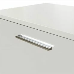 63" TV Stand With 2 Storage Drawers And Open Shelves, Suitable For Placing TVs Up To 70" - White -NEWTRAL Sales Shop White TV Stand for 70 Inch TV Stands Media Console Entertainment Center Television Table 2 Storage Cabinet with Open Shelves for Living Room Bedroom 457760 2