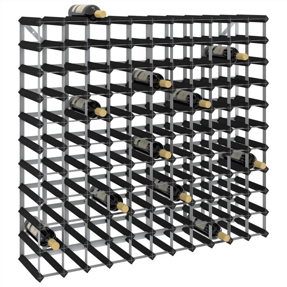 Wine Rack for 120 Bottles Black Solid Pine Wood Wine Rack For 120 Bottles Black Solid Pine Wood -NEWTRAL Sales Shop Wine Rack for 120 Bottles Black Solid Pine Wood 472442 0