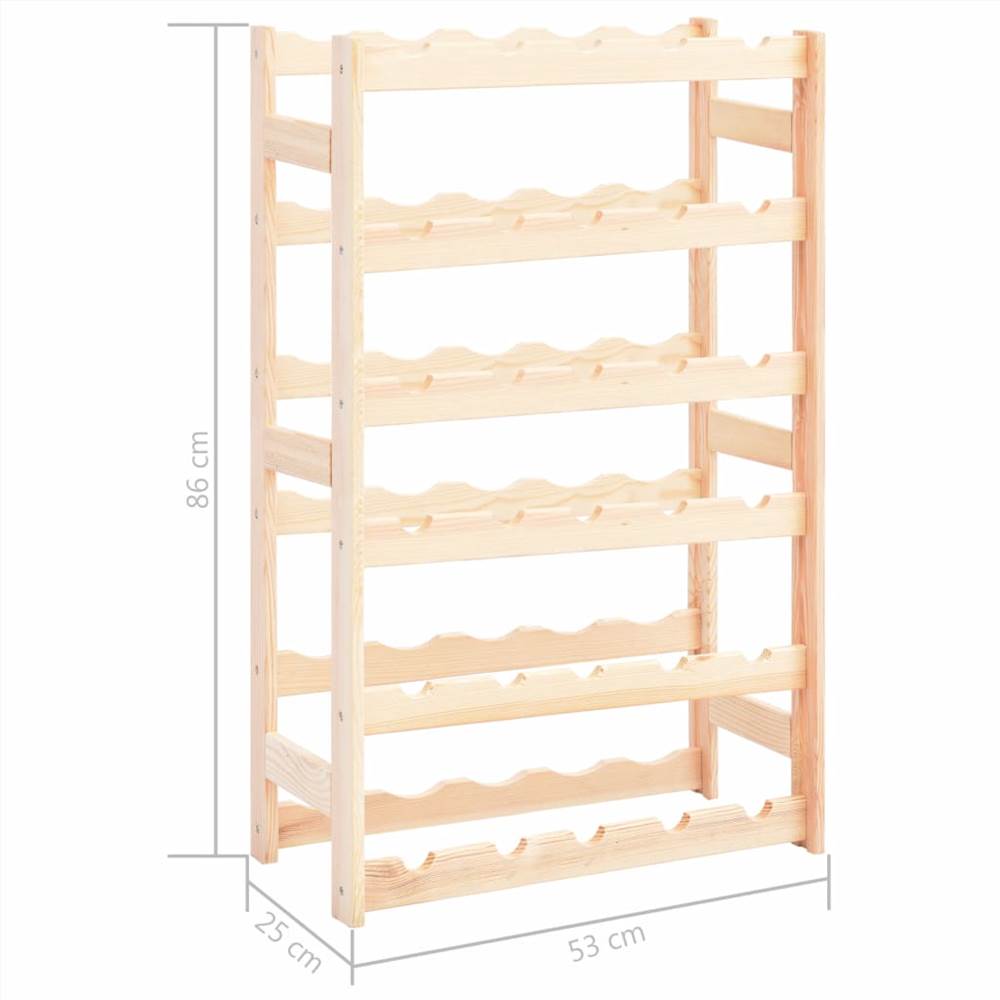 Wine Rack for 30 Bottles Pinewood Wine Rack For 30 Bottles Pinewood -NEWTRAL Sales Shop Wine Rack for 30 Bottles Pinewood 449184 5
