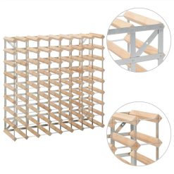 Wine Rack For 72 Bottles Solid Pinewood -NEWTRAL Sales Shop Wine Rack for 72 Bottles Solid Pinewood 453335 3