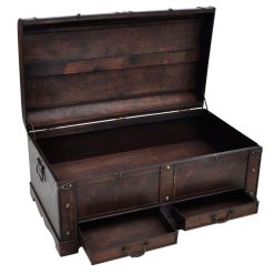 Wooden Treasure Chest Large Brown -NEWTRAL Sales Shop Wooden Treasure Chest Large Brown 451434 4
