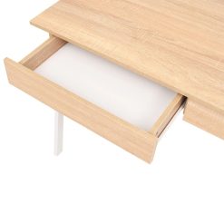 Writing Desk 110x55x75 Cm Oak And White 3 Writing Desk 110x55x75 Cm Oak And White -NEWTRAL Sales Shop Writing Desk 110x55x75 cm Oak and White 429609 3