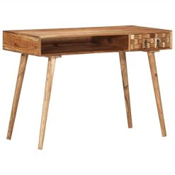 Writing Desk 115x50x76 Cm Solid Wood Acacia