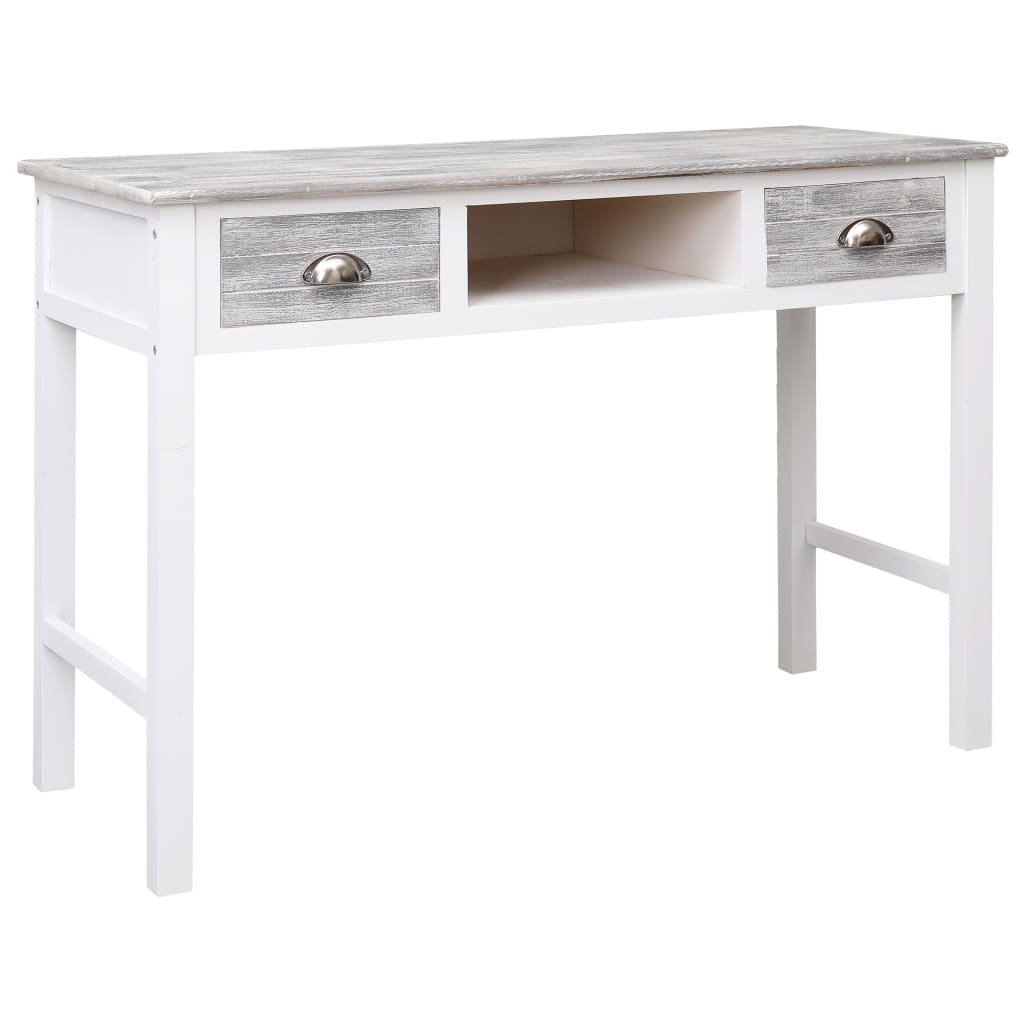 Writing Desk Grey 110x45x76 cm Wood Writing Desk Grey 110x45x76 Cm Wood -NEWTRAL Sales Shop Writing Desk Grey 110x45x76 cm Wood 429600 0