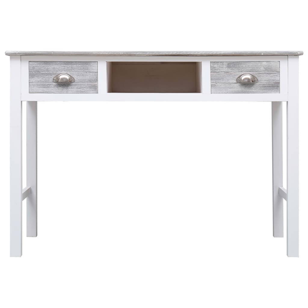 Writing Desk Grey 110x45x76 cm Wood Writing Desk Grey 110x45x76 Cm Wood -NEWTRAL Sales Shop Writing Desk Grey 110x45x76 cm Wood 429600 3
