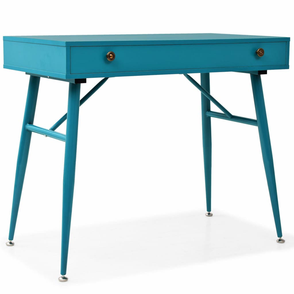 Writing Desk with Drawer 90x50x76.5 cm Antique Green Writing Desk With Drawer 90x50x76.5 Cm Antique Green -NEWTRAL Sales Shop Writing Desk with Drawer 90x50x76 5 cm Antique Green 429590 0