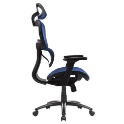 Home Office Rotatable Gaming Chair Height Adjustable With Ergonomic High Backrest, Elastic Mesh, And Lumbar Support - Blue -NEWTRAL Sales Shop home office rotatable gaming chair height adjustable blue 74f591 1669372250399