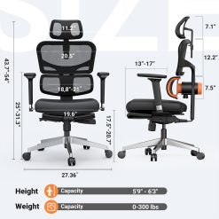 NEWTRAL NT002 Ergonomic Chair Adaptive Lower Back Support With Footrest 4 Recline Angle Adjustable Backrest Armrest Headrest 5 Positions To Lock Aluminum Alloy Base - Pro Version -NEWTRAL Sales Shop newtral chair pro nt002 f3bb43 1660803075805